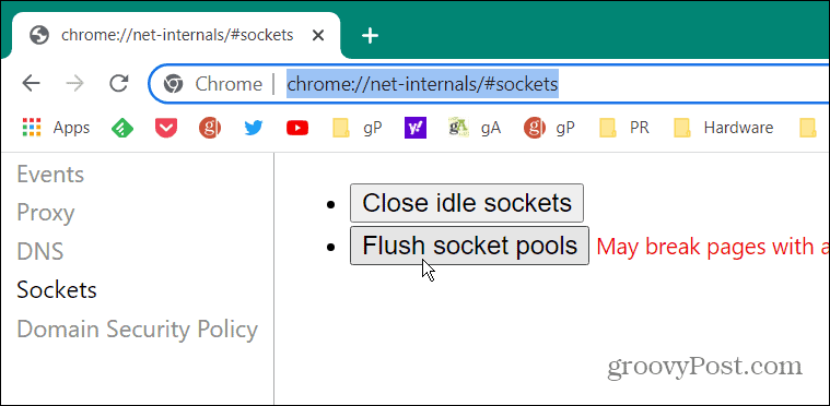 Ispravite ERR_SPDY_PROTOCOL_ERROR u Chromeu