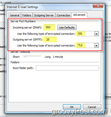 Konfigurirajte Outlook 2007 za GMAIL IMAP račun