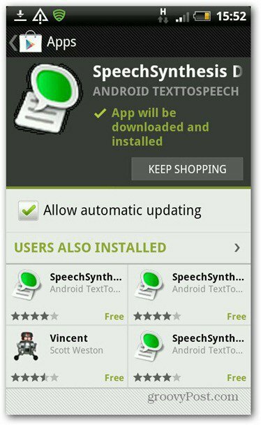 Android tekst u govor
