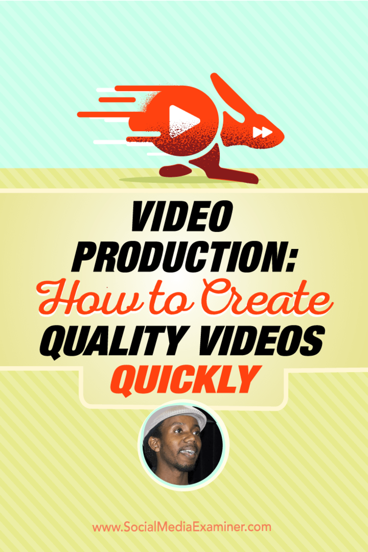 Video produkcija: Kako brzo stvoriti kvalitetne videozapise: Ispitivač društvenih medija