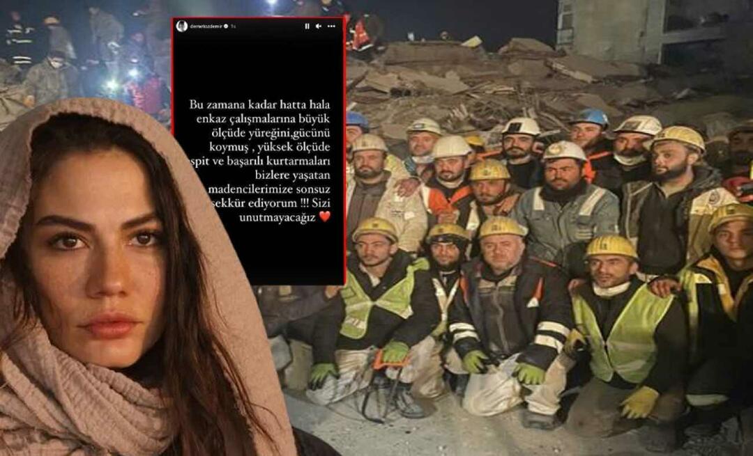 Demet Özdemir zahvalio se radnicima rudnika koji su radili na potresu! 