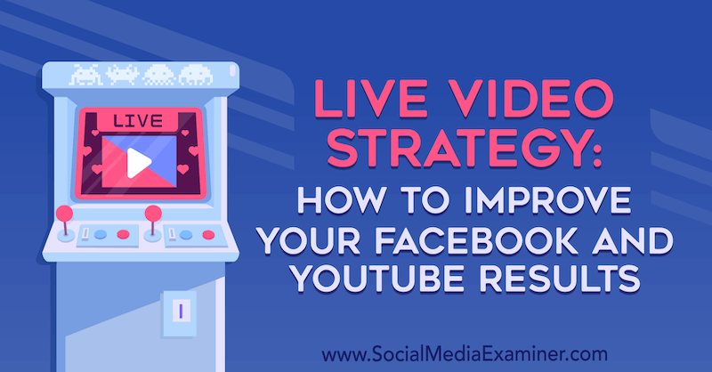 Video strategija uživo: Kako poboljšati svoje rezultate na Facebooku i YouTubeu, autor Luria Petruci na ispitivaču društvenih medija.