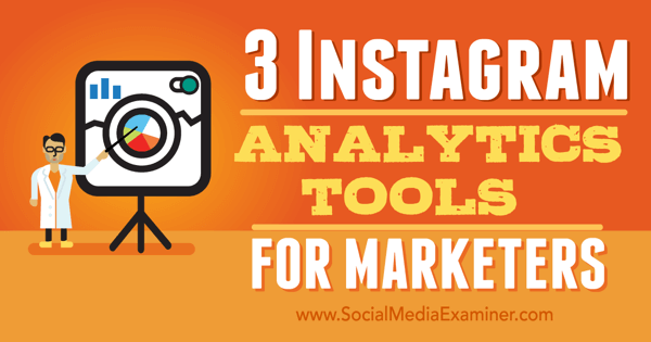 alati za analitiku instagrama za marketere