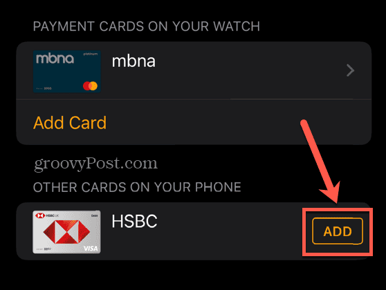 apple pay dodaj postojeću karticu