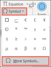 Simbol, više simbola u Wordu u sustavu Windows