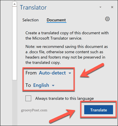 Prevođenje čitavog PDF dokumenta u Word