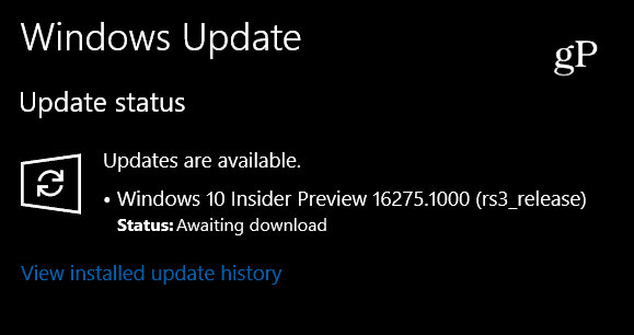Microsoft danas izvodi Windows 10 Insider Build 16275