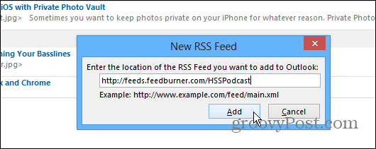 Novi RSS feed