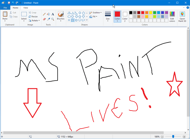 Microsoft Paint nastavit će živjeti u Windows trgovini