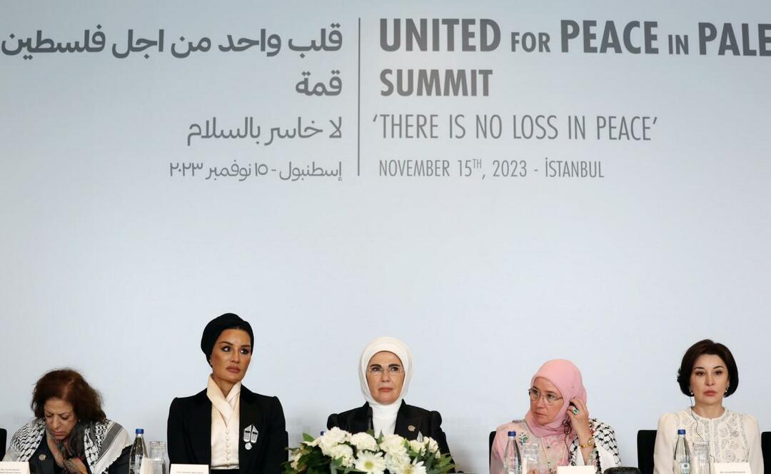  Prva dama Erdoğan Summit jednog srca za inicijativu Palestina