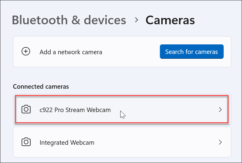 Upravljajte postavkama web kamere u sustavu Windows 11