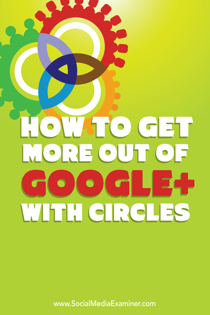 kako izvući više iz google + s krugovima