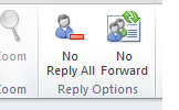 Kako spriječiti odgovor u Outlooku 2010