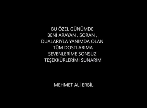 Prve riječi Mehmeta Ali Erbila!