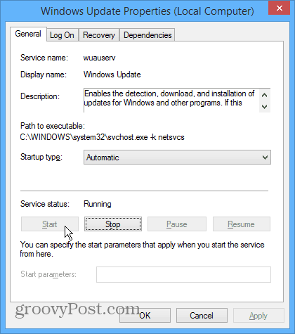 Usluga ažuriranja sustava Windows