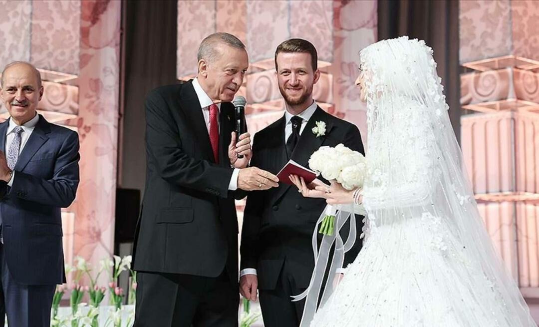 Predsjednik Recep Tayyip Erdoğan bio je svjedok na vjenčanju svog nećaka!