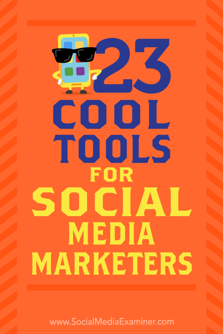 23 cool alata za marketinške stručnjake za društvene medije: ispitivač društvenih medija