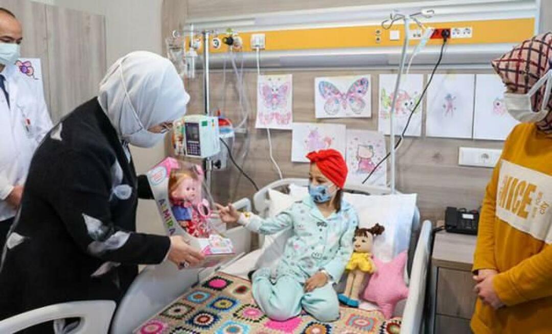 Emine Erdogan posjetila djecu oboljelu od raka! 