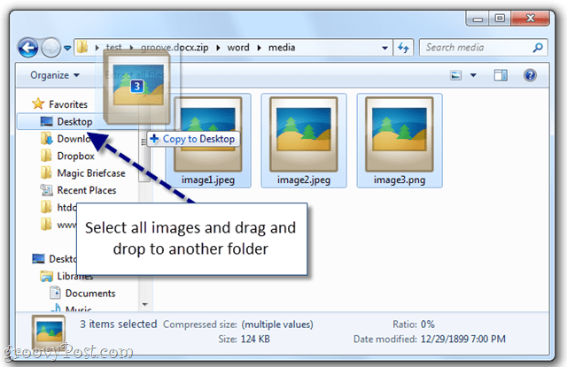 Jednostavan način za izdvajanje slika iz Wordovog dokumenta u sustavu Windows 7 [Office 2007/2010]