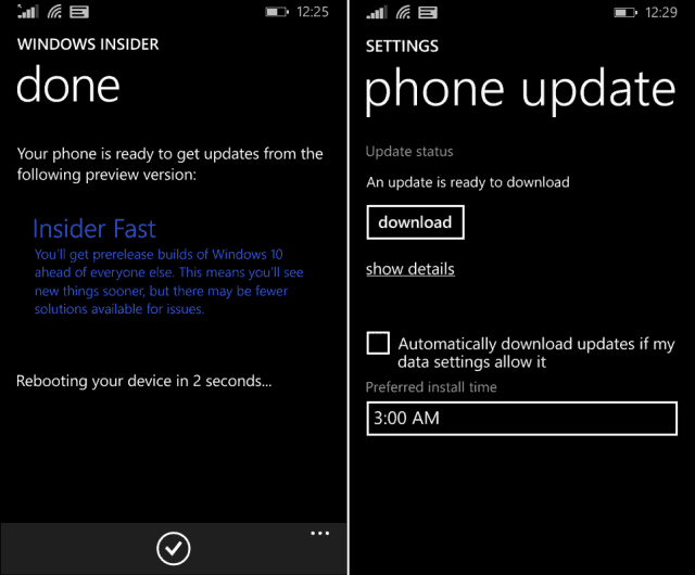 Ažuriranje sustava Windows Phone
