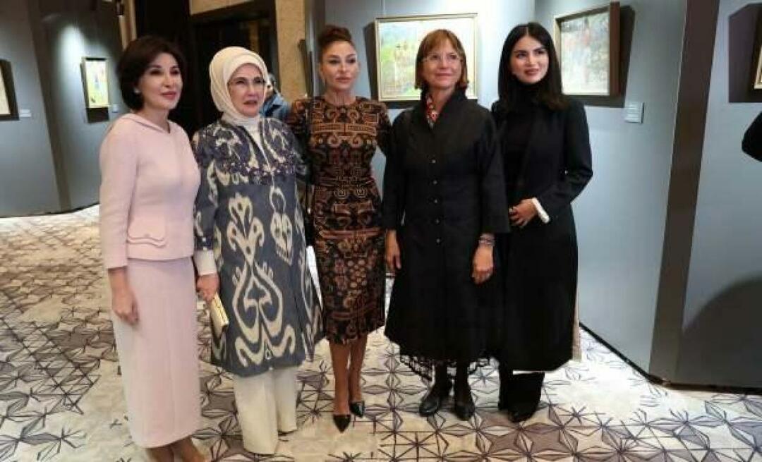 Posjet Emine Erdogan Samarkandu! Posjetio izložbu Boje Uzbekistana