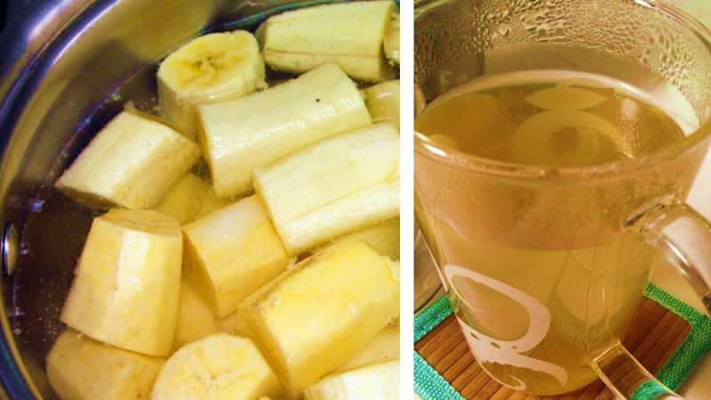 čaj od banane sadrži visoku razinu kalija