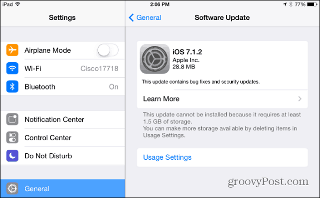 Apple izdaje iOS 7.1.2 Ažuriranje softvera