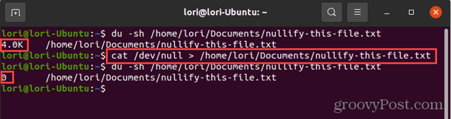 Preusmjeri devnull na datoteku u Linuxu