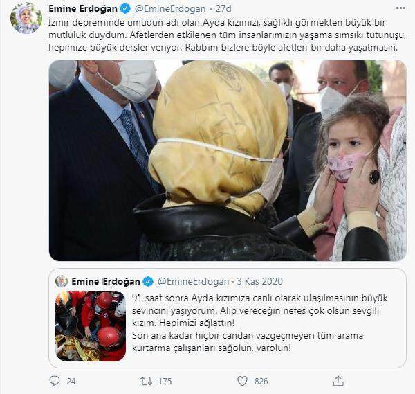 Dijeljenje 'Ayde' s prvom damom Erdoğan!