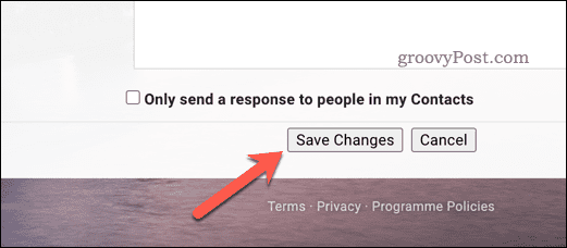 Spremanje promjena postavki u Gmailu