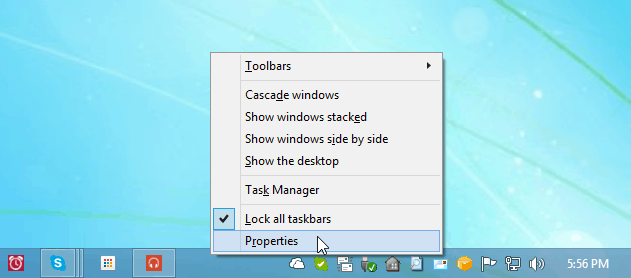 Savjet za ažuriranje sustava Windows 8.1: Zaustavite prikazivanje modernih aplikacija na programskoj traci
