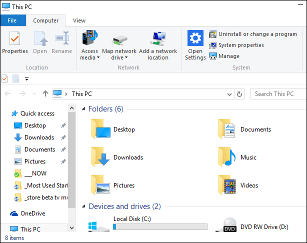 Kako onemogućiti brz pristup u programu Windows 10 File Explorer
