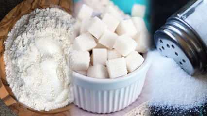 3 metoda mršavljenja držanjem podalje od bijelaca! Kako ostaviti šećer i sol?