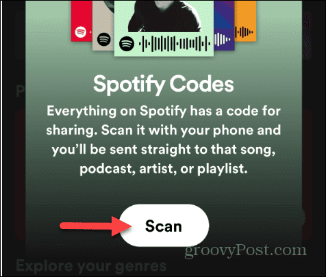 Stvorite i skenirajte Spotify kodove