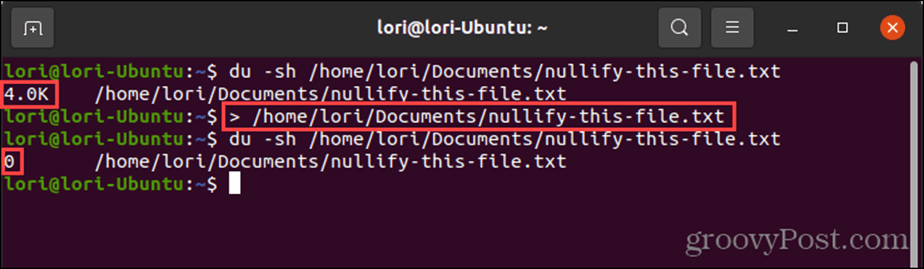 Preusmjeri na null u Linuxu