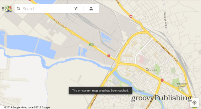 Android karta Google Maps spremljena za izvanmrežnu upotrebu