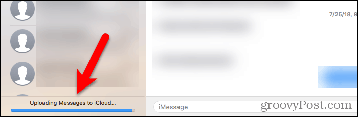 Prijenos poruka u iCloud na Macu