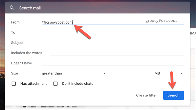 Izrada novog pravila filtriranja u Gmailu