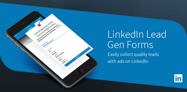 Obrasci za generirane potencijalne kupce LinkedIn jednostavan su način za prikupljanje kvalitetnih potencijalnih kupaca od mobilnih korisnika.