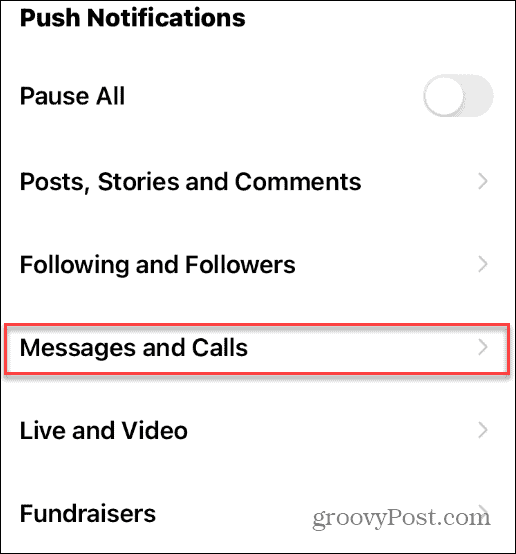 instagram poruke i pozivi