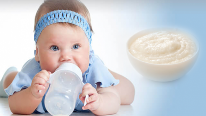 Jednostavan recept za rižino brašno za bebe! Kako napraviti kremu od 6 mjeseci starog djeteta?