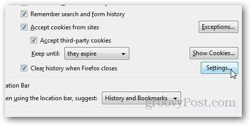 Povijest Firefox izbrisati 5