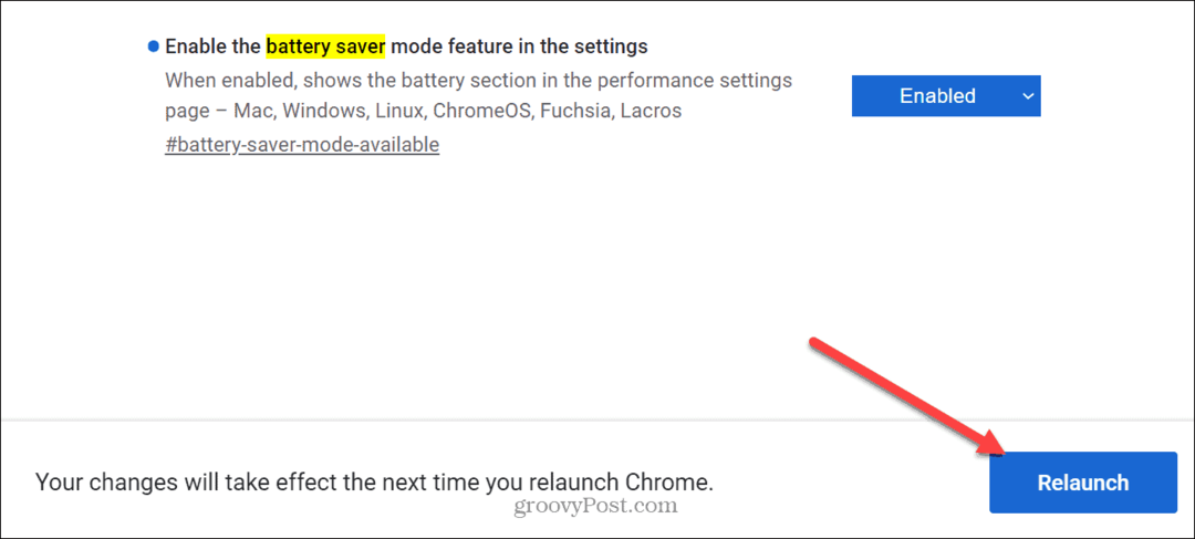 Omogućite način rada za uštedu baterije u pregledniku Google Chrome