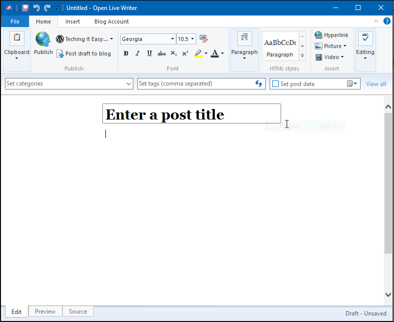 Otvorena inačica Forked verzije izdanja Windows Live Writer