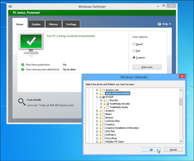 Windows 8.1 Savjet: Dodajte Windows Defender u kontekstni izbornik