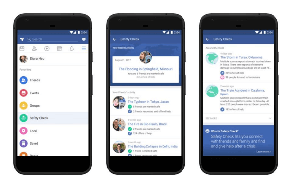 Facebook će uskoro ponuditi namjensku sigurnosnu provjeru, gdje korisnici mogu vidjeti gdje je nedavno aktiviran, dobiti potrebne informacije i potencijalno moći pomoći pogođenim područjima.
