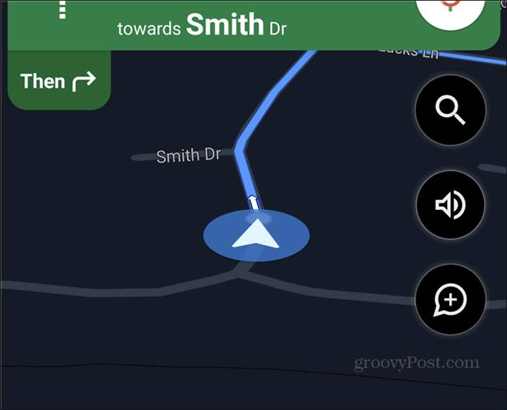 Google Maps simbol automobila kreće se