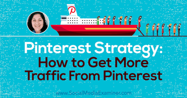 Pinterest strategija: Kako dobiti više prometa s Pinterest-a, uključujući uvide Jennifer Priest na Podcastu za marketing društvenih medija.