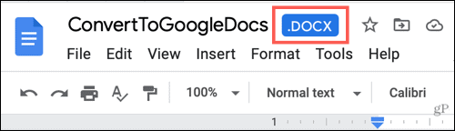 Word datoteka u Google dokumentima