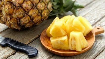 Plodni edemi na tijelu: Ananas
